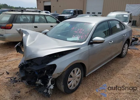 2012 Volkswagen Passat 2.5L S from USA, damaged, VIN 1VWAP7A3XCC016465